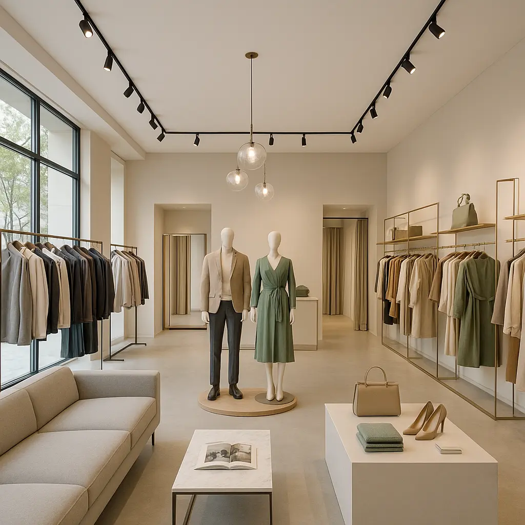 Interior der Aslivort Fashion Boutique