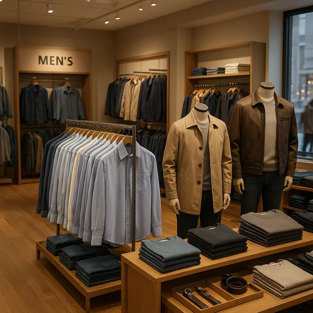 Herrenmode in der Boutique